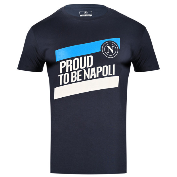 T-Shirt Proud to be Napoli Blu