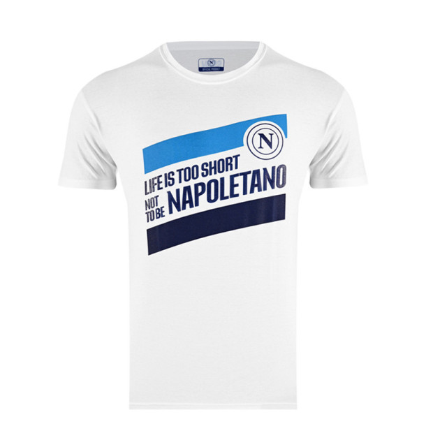 Life is Too Short Not to be Napoletano White T-Shirt for Kids