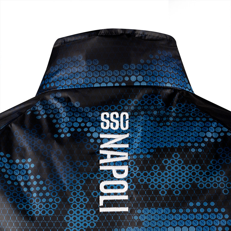Giacca Antivento Ufficiale SSC Napoli 23/24 | Unisex, Poliestere, Perfetta Per Tifosi