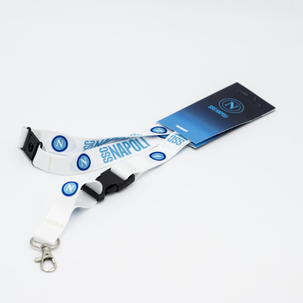 SSC Napoli Portapass Bianco