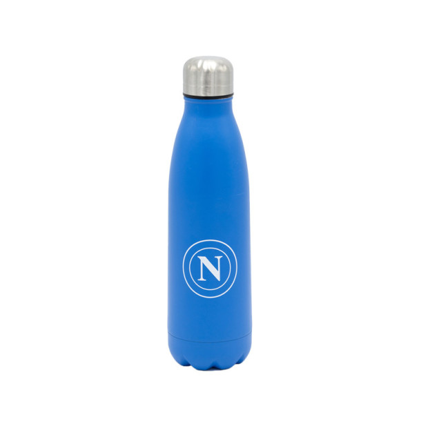 SSC Napoli Borraccia Termica in Acciaio Azzurra
