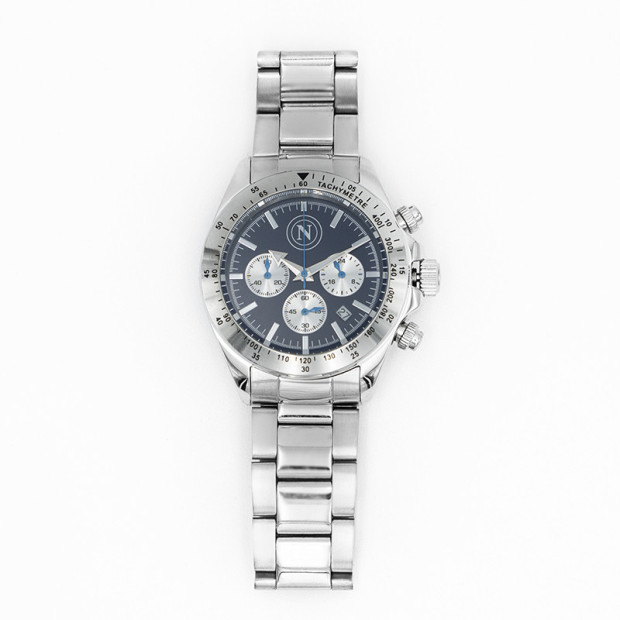 SSC Napoli Dark Blue Square Chrono