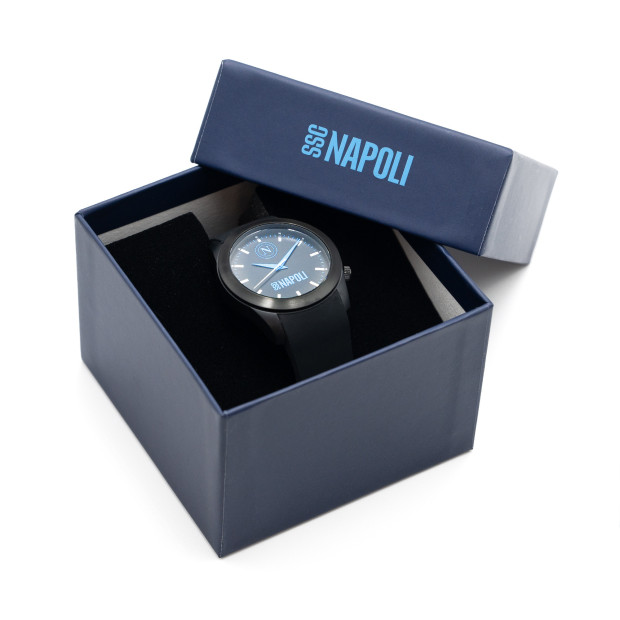 SSC Napoli Sport Black Quadrant Watch