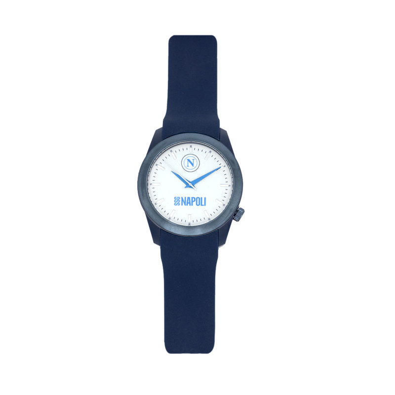 SSC Napoli Orologio Sport Quadrante Bianco