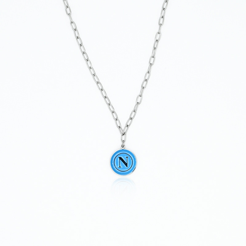 SSC Napoli Collana con Pendente Donna