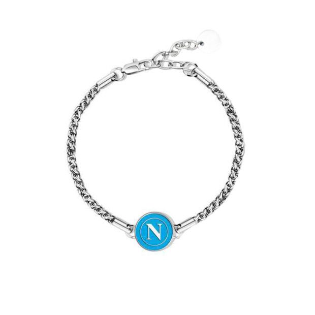 SSC Napoli Steel Round Bracelet