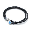 SSC Napoli Bracciale in Cuoio
