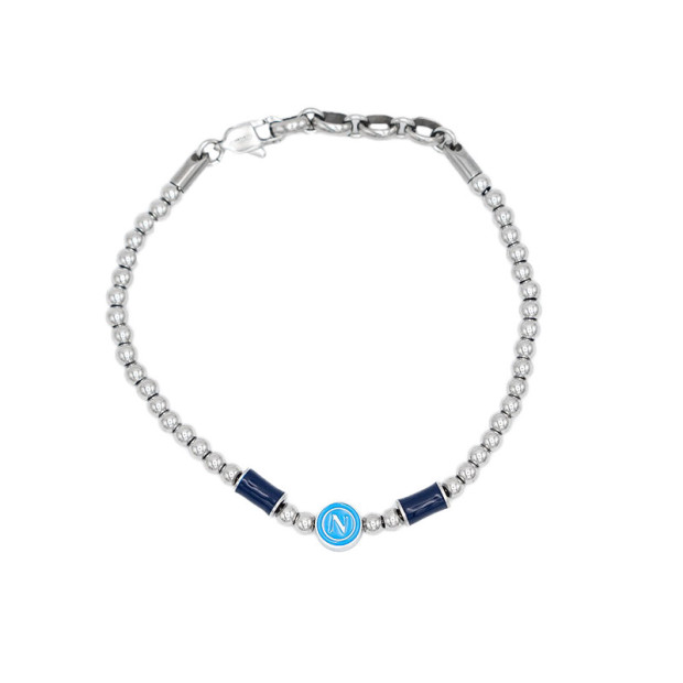 SSC Napoli Logo Steel Bracelet