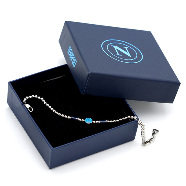 SSC Napoli Logo Steel Bracelet