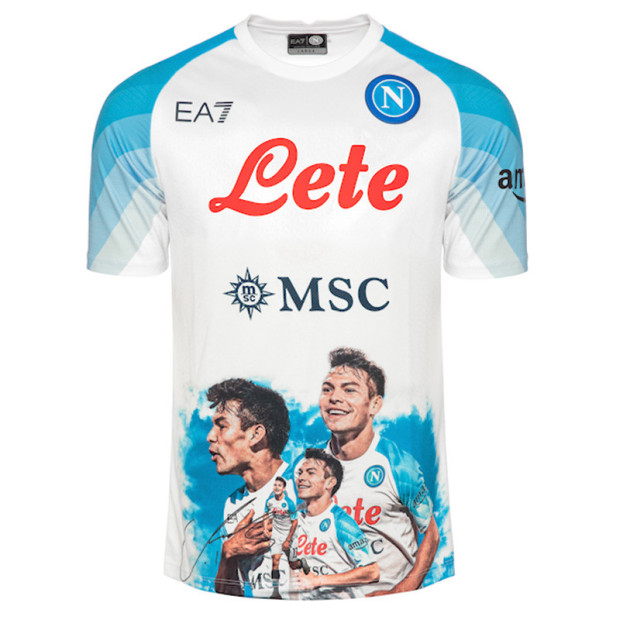 SSC Napoli Face Game Lozano Match Shirt 2022/2023