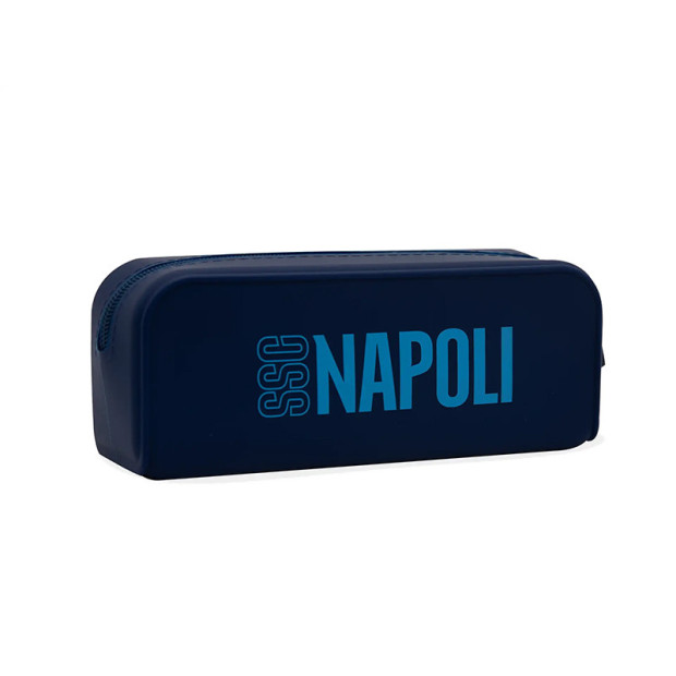 SSC Napoli Portapenne in Silicone Blu Navy