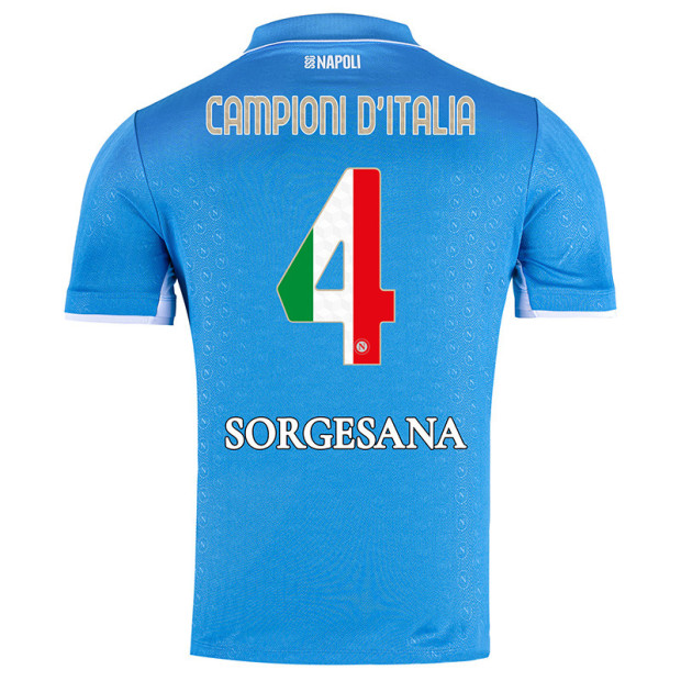 SSC Napoli Campioni d'Italia Home Match Shirt 2024/2025