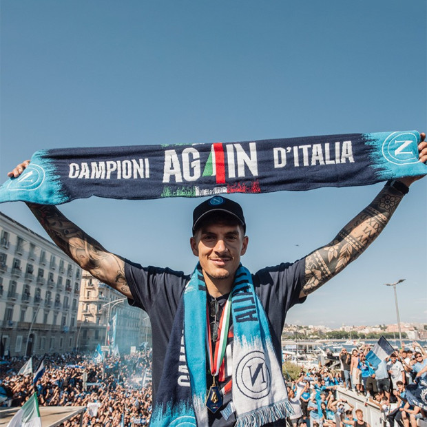 SSC Napoli Sciarpa Celebrativa Campioni d'Italia 2024/2025