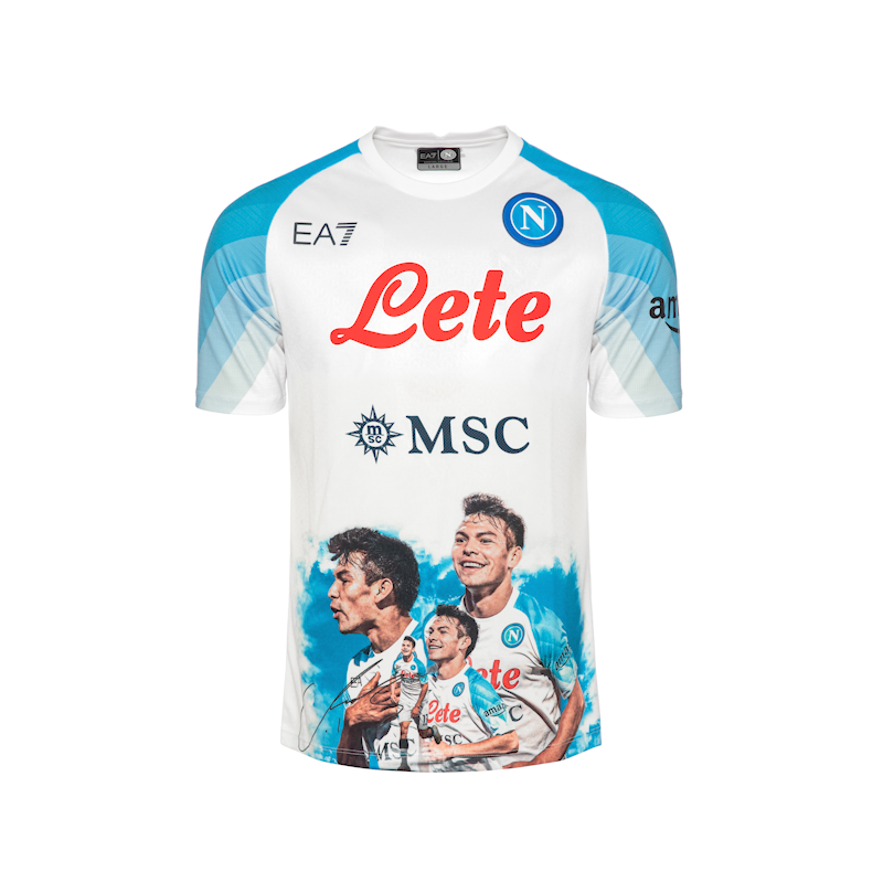 SSC Napoli Face Game Lozano Match Shirt 2022 2023