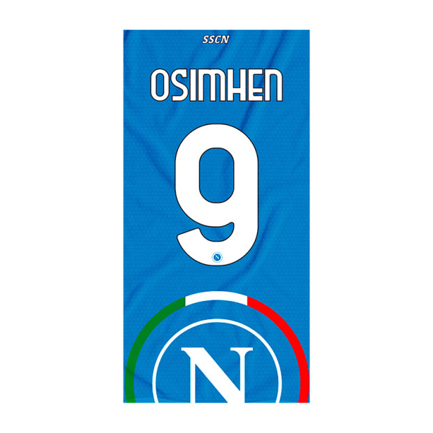 SSC Napoli Telo Mare Osimhen Azzurro