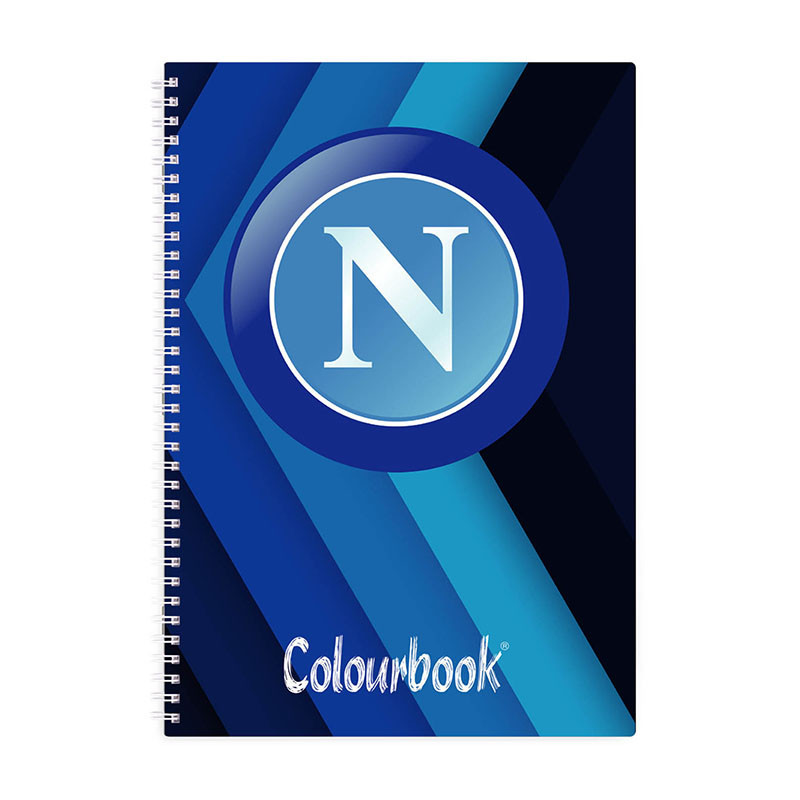 SSC Napoli A4 Bands Lined Notebook