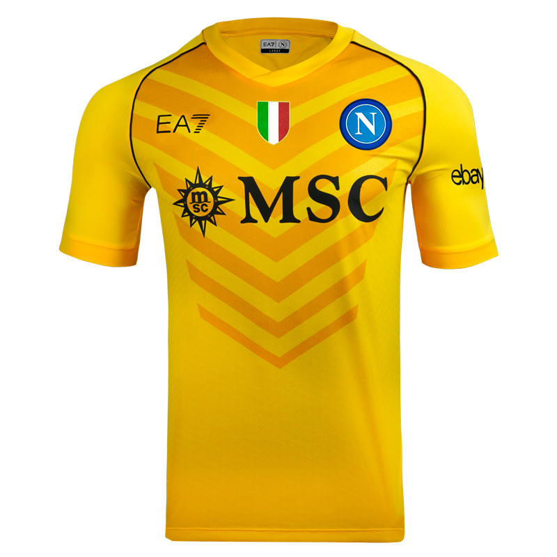 SSC Napoli GK Yellow Match Shirt 2023/2024