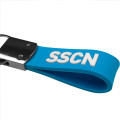 SSC Napoli Tricolore Rubber Keyholder