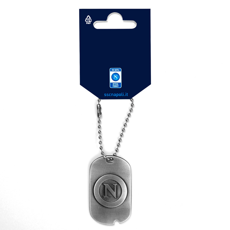 SSC Napoli Dog Tag Keyholder
