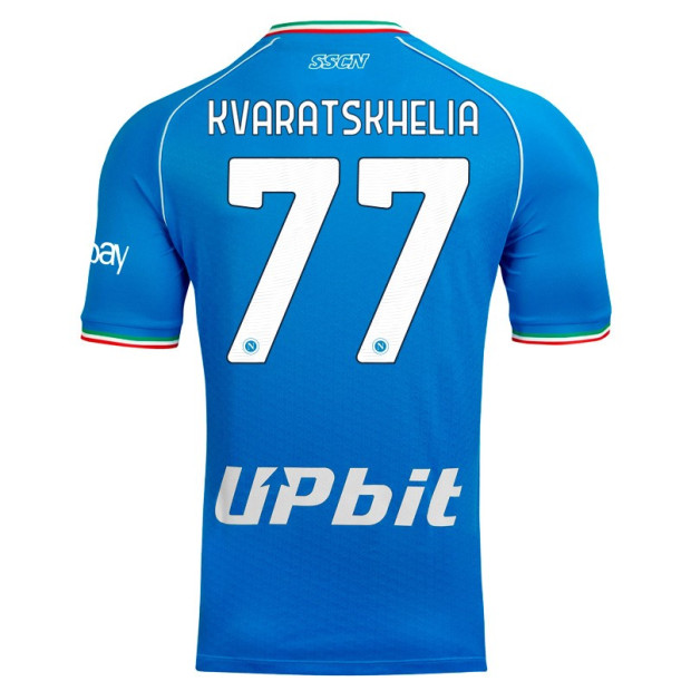 SSC Napoli Home Match Shirt Kvaratskhelia 2023/2024