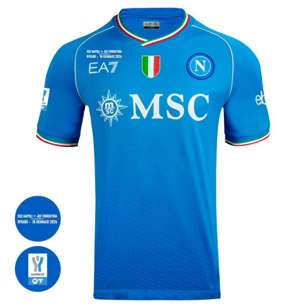 Napoli-Fiorentina Supercup Match Shirt 2024
