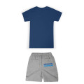 SSC Napoli Completo T-Shirt e Shorts Blu JR