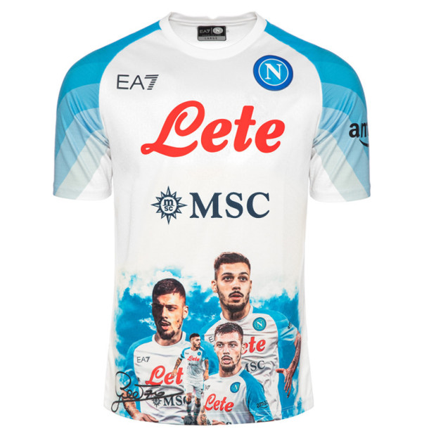 SSC Napoli Face Game Gaetano Match Shirt 2022/2023